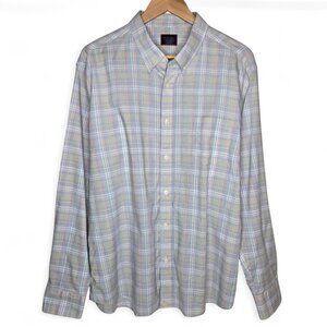 UNTUCKit Marzano Tech Plaid Button Down Shirt Men's Office Casual Preppy XXL